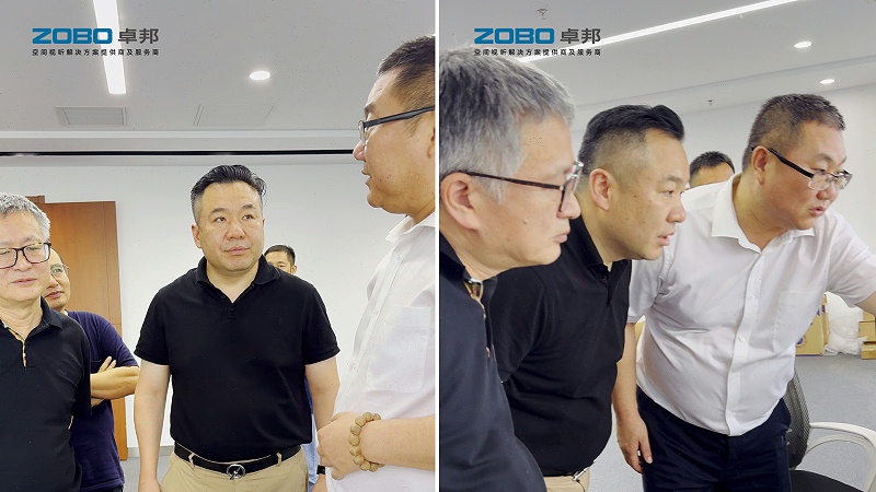 ZOBO香蕉91下载张新峰与协会领导走访中建电子信息技术有限公司，共商发展大计
