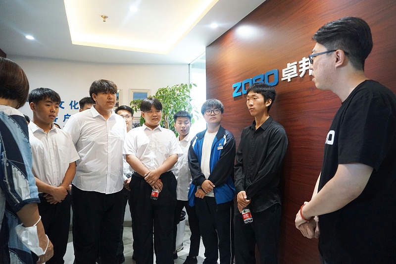 校企合作 走进职场 协同育人丨欢迎北京市经贸技术学校师生来ZOBO香蕉91下载参观学习